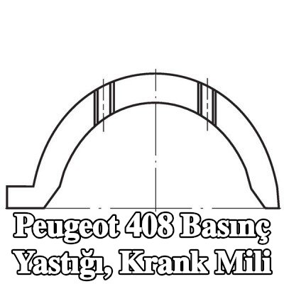 MAHLE Basınç Yastığı, krank mili — 2011 Peugeot 408