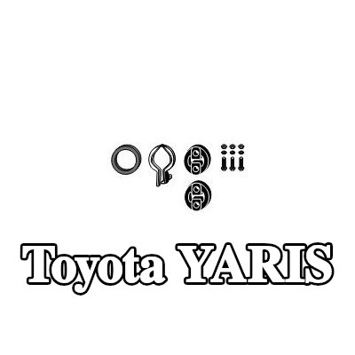 HJS طقم تركيب العادم — 2012 Toyota Yaris