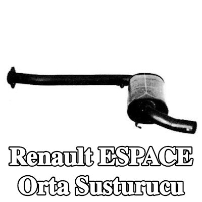 VEGAZ Orta susturucu 1200mm — 1990 Renault Espace
