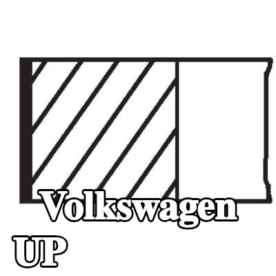 MAHLE مجموعة حلقات المكبس — 2012 Volkswagen Up