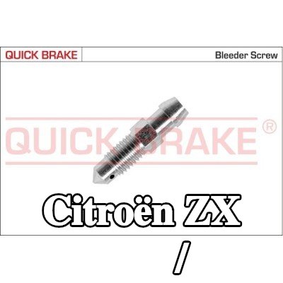 QUICK BRAKE برغي/صمام التهوية — Citroën Zx