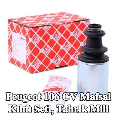 FEBI BILSTEIN CV kılıf kiti, tahrik mili Ön Aks, Kauçuk — Peugeot 106