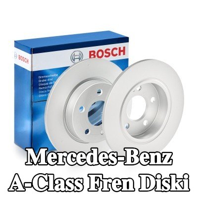 BOSCH Fren diski Dış Çap: 276mm, düz, Kaplamalı — Mercedes-Benz A-Class