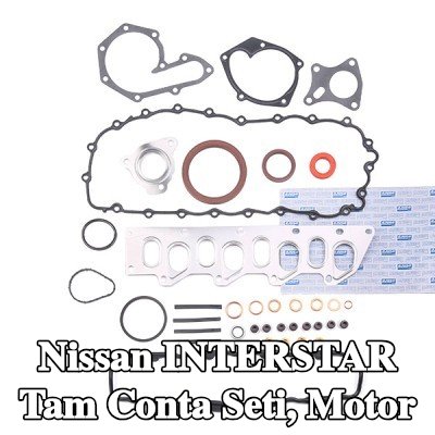 AJUSA Tam Conta Seti, valf gövdesi contalı motor, silindir kafası contası olmadan — 2002 Nissan Interstar