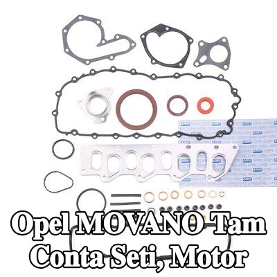 AJUSA Tam Conta Seti, valf gövdesi contalı motor, silindir kafası contası olmadan — 2002 Opel Movano