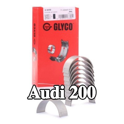 GLYCO محامل الطرف الكبير ذات ظهر فولاذي مطلي بالبرونز — Audi 200
