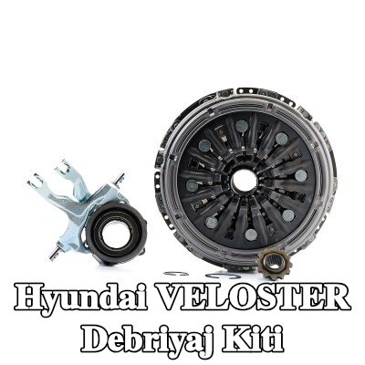 VALEO Debriyaj kiti DDC DUALCLUTCH KİTİ, Montaj için özel aletler gerektirir, debriyaj ayırma yatağı ile, debriyaj çatalı — Hyundai Veloster