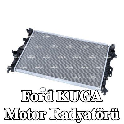 NRF Motor radyatörü EASY FIT, Alüminyum, conta/sızdırmazlık elemanları ile — 2012 Ford Kuga