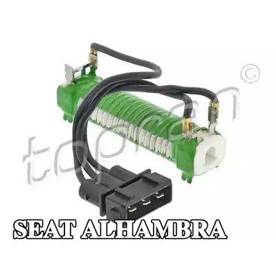 TOPRAN مقاوم مسبق, مروحة المبرد ذات المحرك الكهربائي مع كابل — 2000 SEAT Alhambra
