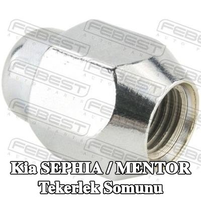 FEBEST Tekerlek Somunu — 1992 Kia Sephia / Mentor