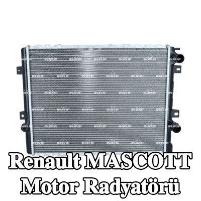 NRF Motor radyatörü Alüminyum, çerçeve olmadan — 2000 Renault Mascott