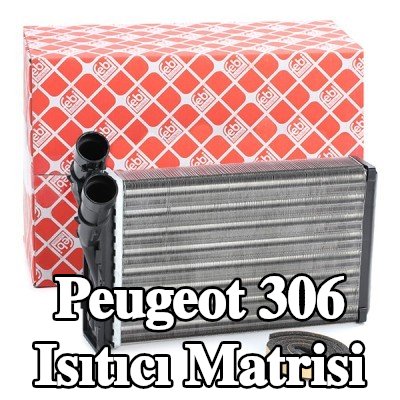FEBI BILSTEIN Contalı/sızdırmazlık elemanlı ısıtıcı matrisi — Peugeot 306