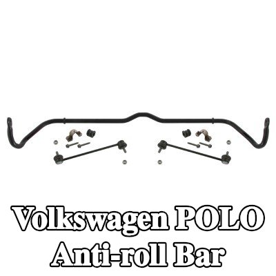 FEBI BILSTEIN Lastik bağlantı parçalı stabilizatör, OE Turbo YENİ, Ön Aks, bağlantı çubuğu ile — Volkswagen Polo