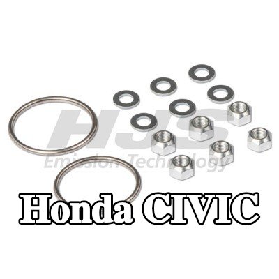 HJS مجموعة تركيب المحول الحفاز — Honda Civic