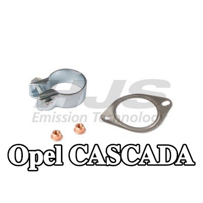 HJS طقم تركيب العادم مع مشبك — Opel Cascada