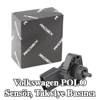 RIDEX Sensör, entegre hava sıcaklığı sensörlü şarj basıncı — 1995 Volkswagen Polo