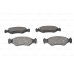 BOSCH Fren balatası seti 17, 4mm, gıcırtı önleyici plaka ile, piston klipsli — 1990 Ford Fiesta (4)