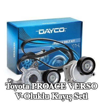 DAYCO V-Oluklu Kayış Seti — Toyota Proace Verso