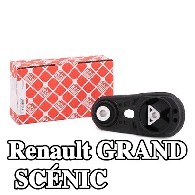 FEBI BILSTEIN حامل المحرك الخلفي, المطاط الصناعي — 2008 Renault Grand Scénic
