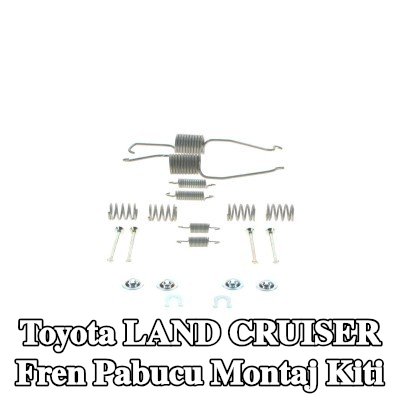 BOSCH Yaylı fren pabucu montaj kiti — 1990 Toyota Land Cruiser