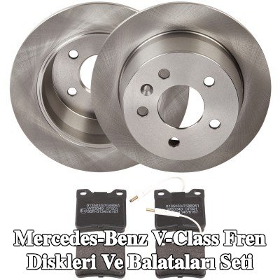 RIDEX Fren diskleri ve balataları seti Arka Aks, düz — 2000 Mercedes-Benz V-Class