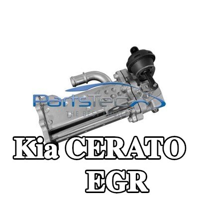 PartsTec مبرد EGR بدون حشية/مانع تسرب, مع ممر جانبي للفراغ — Kia Cerato