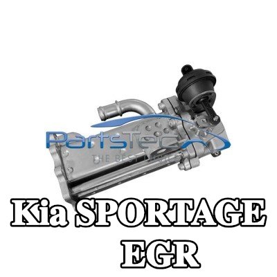 PartsTec مبرد EGR بدون حشية/مانع تسرب, مع ممر جانبي للفراغ — Kia Sportage