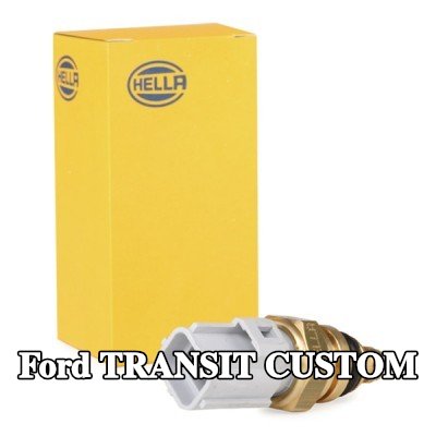 HELLA مستشعر, مستشعر درجة حرارة سائل التبريد مع حشية/مانع تسرب — 2012 Ford Transit Custom