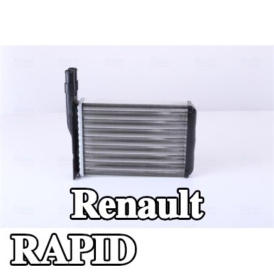 NISSENS مصفوفة التدفئة بدون أنبوب — Renault Rapid