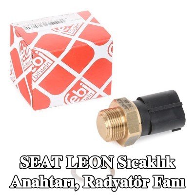 FEBI BILSTEIN Sıcaklık Anahtarı, conta halkalı radyatör fanı — SEAT Leon