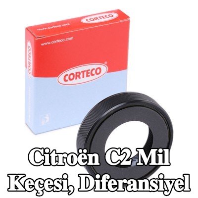 CORTECO Mil Keçesi, diferansiyel — Citroën C2
