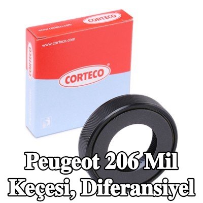 CORTECO Mil Keçesi, diferansiyel — Peugeot 206