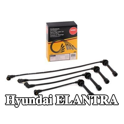 NGK مجموعة أسلاك الإشعال سوداء — 2008 Hyundai Elantra