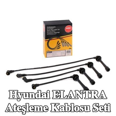 NGK Ateşleme kablo seti siyah — 2008 Hyundai Elantra