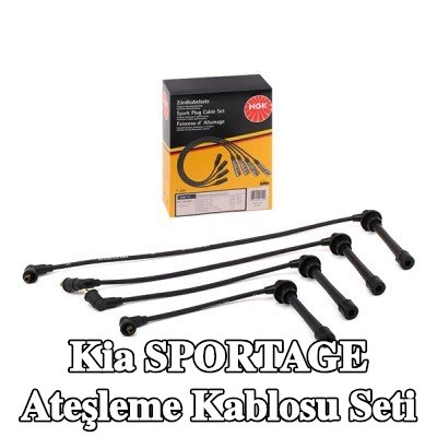 NGK Ateşleme kablo seti siyah — 2004 Kia Sportage