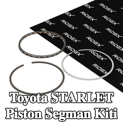 RIDEX Piston Segman Kiti — Toyota Starlet