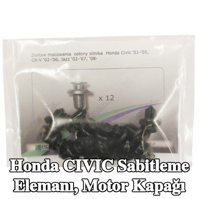 ROMIX Sabitleme Elemanı, motor kapağı — Honda Civic