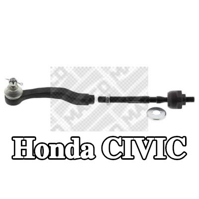 MAPCO مجموعة قضيب التوجيه، المحور الأمامي الأيسر — 2000 Honda Civic