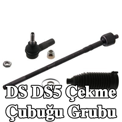 FEBI BILSTEIN Rot kolu grubu Ön Aks Sol, Ön Aks Sağ, somunlu, körükli, kelepçeli, direksiyon körüğü ile — DS Ds5