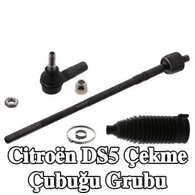 FEBI BILSTEIN Rot kolu grubu Ön Aks Sol, Ön Aks Sağ, somunlu, körükli, kelepçeli, direksiyon körüğü ile — Citroën Ds5