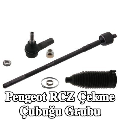 FEBI BILSTEIN Rot kolu grubu Ön Aks Sol, Ön Aks Sağ, somunlu, körükli, kelepçeli, direksiyon körüğü ile — Peugeot Rcz