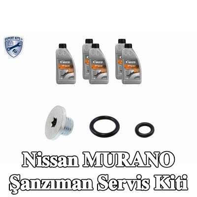 VAICO Aksesuarlarla birlikte şanzıman servis kiti, yağ tahliye tapalı, conta halkalı, standart yağ değişimi için yağ miktarı ile — Nissan Murano