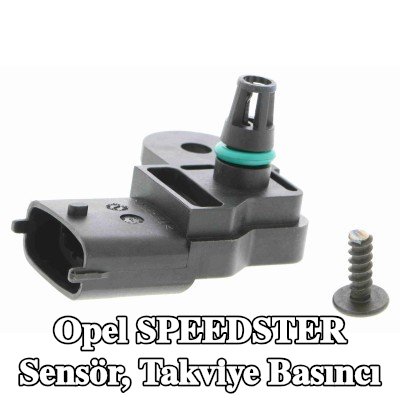 VEMO Sensör, entegre hava sıcaklığı sensörlü şarj basıncı, vida ile, Orijinal Kalite — 2001 Opel Speedster