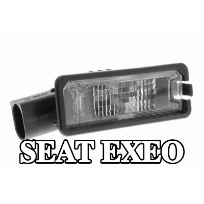 VEMO مصباح لوحة الأرقام على كلا الجانبين, مع لمبة — SEAT Exeo