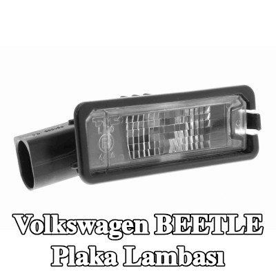 VEMO Her iki tarafta plaka lambası, ampul ile — Volkswagen Beetle