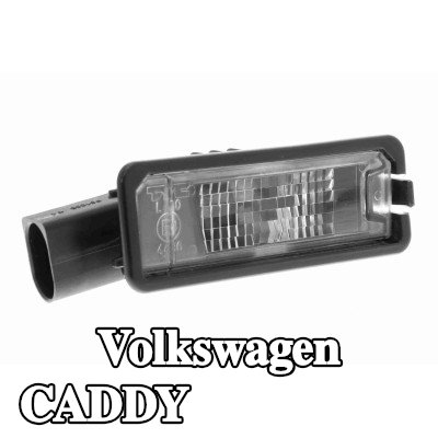 VEMO مصباح لوحة الأرقام على كلا الجانبين, مع لمبة — Volkswagen Caddy