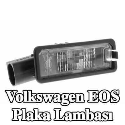 VEMO Her iki tarafta plaka lambası, ampul ile — Volkswagen Eos