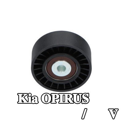 KAVO PARTS بكرة الانحراف/التوجيه, V-ribbed belt Outer Diameter: 70mm — Kia Opirus