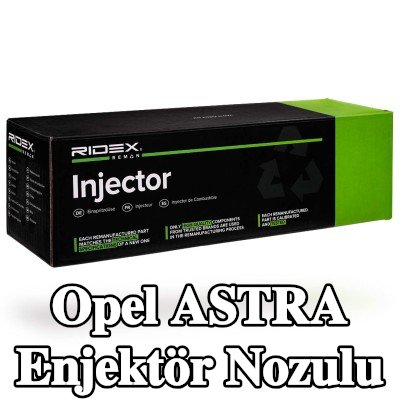 RIDEX REMAN Conta halkası olmayan enjektör nozulu — 2003 Opel Astra