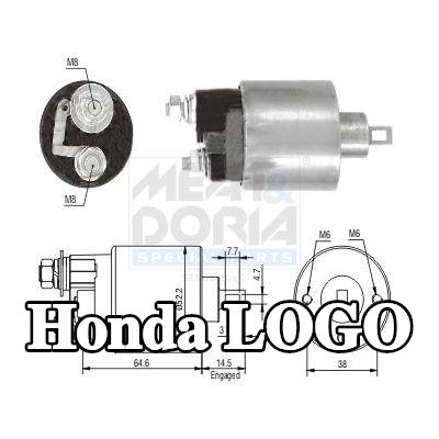 MEAT & DORIA ملف لولبي للمشغل — Honda Logo